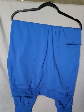 Med Couture Royal Blue Scrub Pants In MT, Medium TALL
